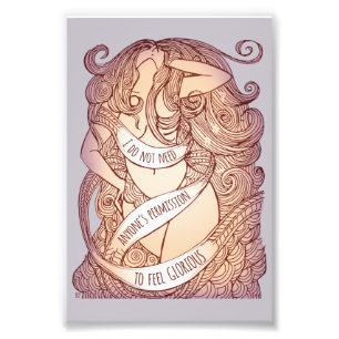 Glorious Small Print in Lilac Fotodruck