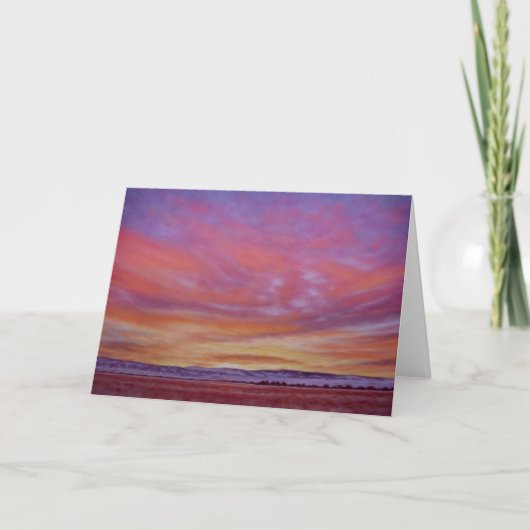 Glorious Sunrise Notecards Karte (Vorderseite)