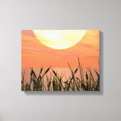 Glorious Sunset - Digital Art Canvas Print Leinwanddruck (Vorderseite)