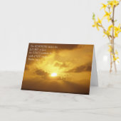 Glorious Sunset Karte (Gelbe Blume)