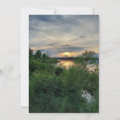 Glorious Sunset on Lake Ontario Blank Card (Vorderseite)