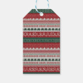 Glorious Tacky Ugly Christmas Sweater Design Geschenkanhänger (Vorderseite)