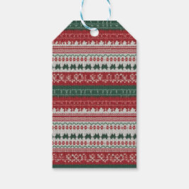 Glorious Tacky Ugly Christmas Sweater Design Geschenkanhänger
