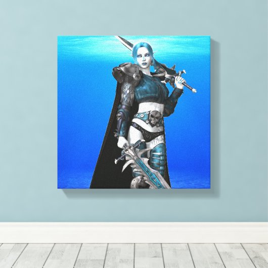 Glorious Valkyrie Canvas Prints Leinwanddruck (Insitu (Holzboden))