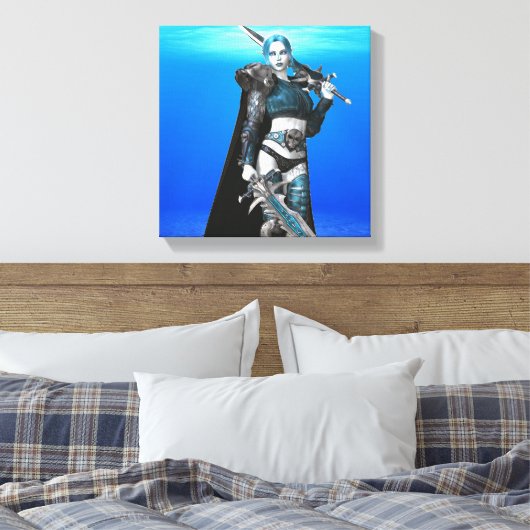 Glorious Valkyrie Canvas Prints Leinwanddruck (Insitu (Schlafzimmer))