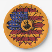 Glorious Veterans orange Pappteller (Vorderseite)