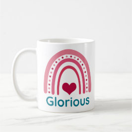 Glorious Viva Magenta Boho Rainbow Kaffeetasse