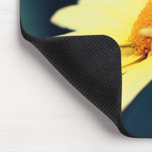 Glorious Yellow Daisy Blume Mousepad (Ecke)