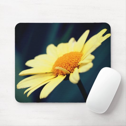Glorious Yellow Daisy Blume Mousepad (Mit Mouse)