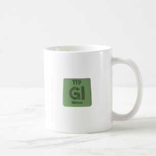 Glorium Gloria chemisches Element 119 Kaffeetasse