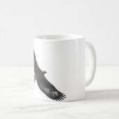 Glorius goldenes Eagle Ansteigen Kaffeetasse (VorderseiteRechts)