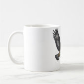 Glorius goldenes Eagle Ansteigen Kaffeetasse (Links)