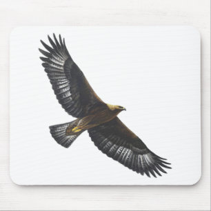 Glorius goldenes Eagle Ansteigen Mousepad
