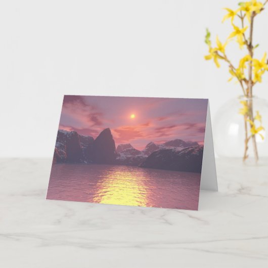 glorreich karte (Gelbe Blume)