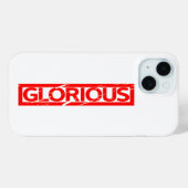 Glorreiche Briefmarke Case-Mate iPhone Hülle (Rückseite (Horizontal))