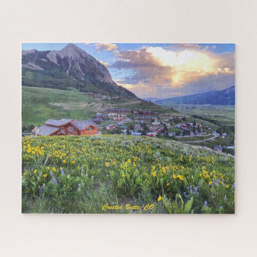 Glorreiche fotografische Sicht auf den Crested But Puzzle (Horizontal)