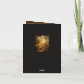 Glorreiche Inspirationssonne mit Sonnenstrahlen Karte (Rückseite)