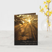 Glorreiche Inspirationssonne mit Sonnenstrahlen Karte (Gelbe Blume)