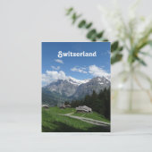 Glorreiche Schweiz Postkarte (Stehend Vorderseite)