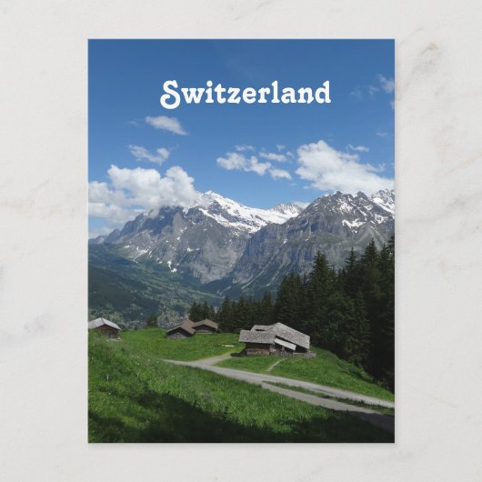 Glorreiche Schweiz Postkarte (Vorderseite)