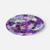 Glorreiche Stiefmütterchen, Pappteller (Schrägansicht)