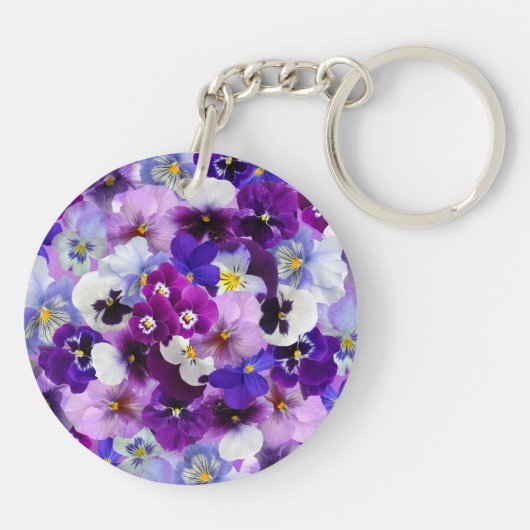 Glorreiche Stiefmütterchen, Schlüsselanhänger (Rückseite)