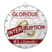 Glorreiche Unterbrechung: Ein goldener Anfang Dartscheibe (vorne)