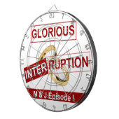 Glorreiche Unterbrechung: Ein goldener Anfang Dartscheibe (Vorderseite rechts)