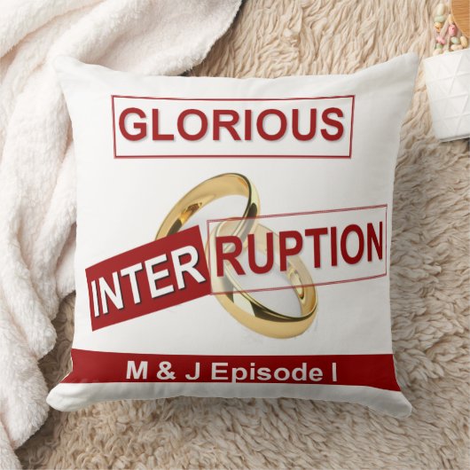 Glorreiche Unterbrechung: Ein goldener Anfang Kissen (Decke)