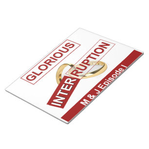 Glorreiche Unterbrechung: Ein goldener Anfang Notizblock