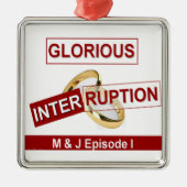 Glorreiche Unterbrechung: Ein goldener Anfang Ornament Aus Metall (Vorne)