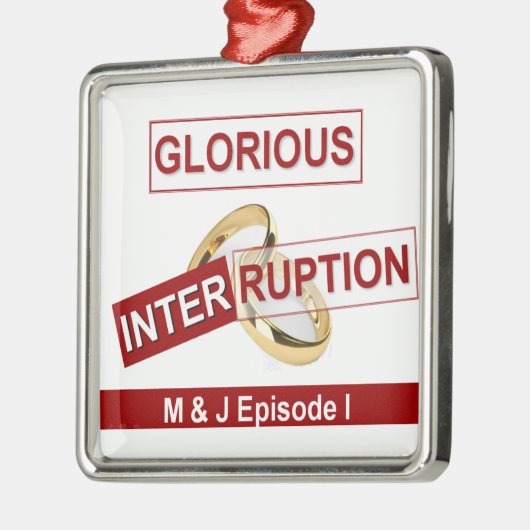 Glorreiche Unterbrechung: Ein goldener Anfang Ornament Aus Metall (Links)