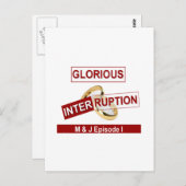 Glorreiche Unterbrechung: Ein goldener Anfang Postkarte (Vorne/Hinten)