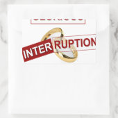 Glorreiche Unterbrechung: Ein goldener Anfang Rechteckiger Aufkleber (Tasche)