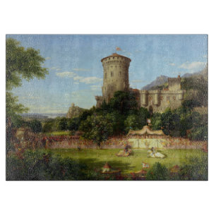 Glorreiche Vergangenheit (mittelalterliche Burg &  Schneidebrett