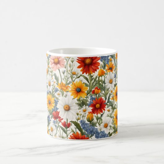 Glorreiche Wildblumen Kaffeetasse (Mittel)