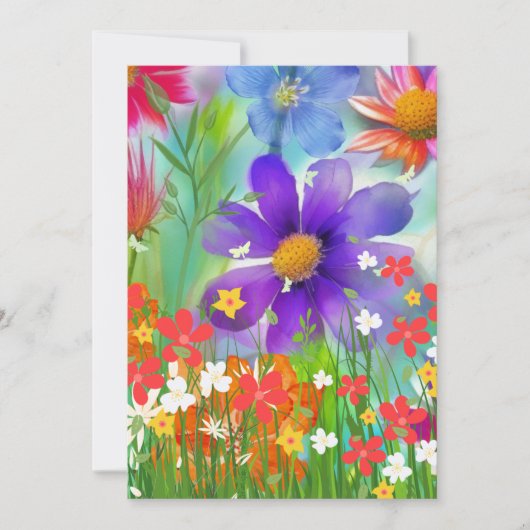 Glorreicher Frühling Feiertagskarte (Vorderseite)