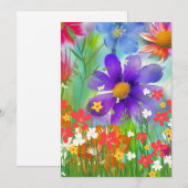 Glorreicher Frühling Feiertagskarte (Vorne/Hinten)