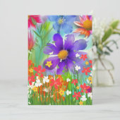 Glorreicher Frühling Feiertagskarte (Stehend Vorderseite)