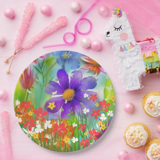 Glorreicher Frühling Pappteller (Party)