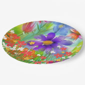 Glorreicher Frühling Pappteller (Schrägansicht)