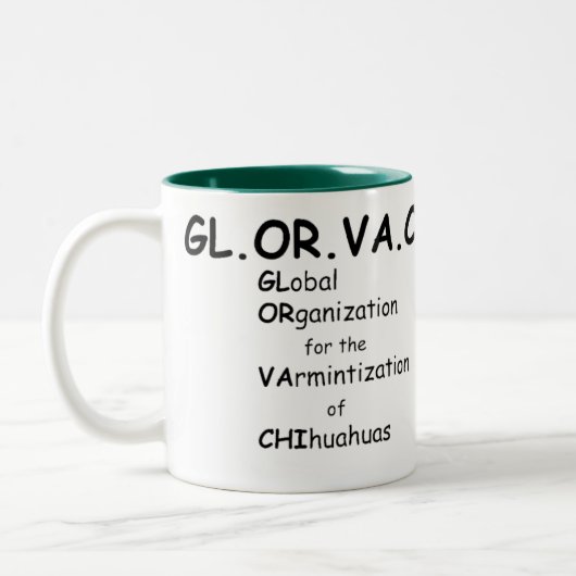 GLORVACHI Tasse PC-Camouflagebraun (Links)