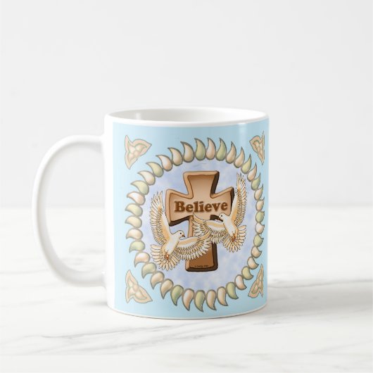 Glory Cross Christlich Kaffeetasse (Links)
