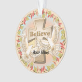 Glory Cross Christlich Ornament (Vorderseite)