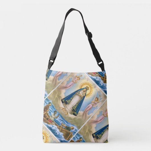 GLORY FÜR UNSERE LADY DER WOHLTÄTIGKEIT TRAGETASCHEN MIT LANGEN TRÄGERN (Rückseite)