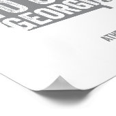 Glory Glory Poster (Ecke)