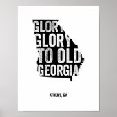 Glory Glory (schwarz) Poster (Vorne)