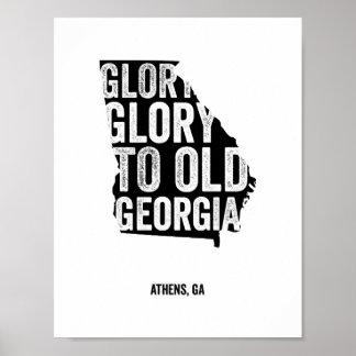 Glory Glory (schwarz) Poster