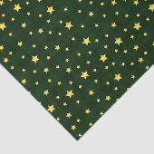 Glory Gold Stars Tartan Seidenpapier (Ausschnitt)