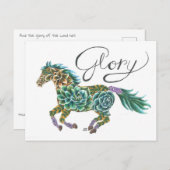 Glory Horse von Sherry Jarvis Postkarte (Vorne/Hinten)